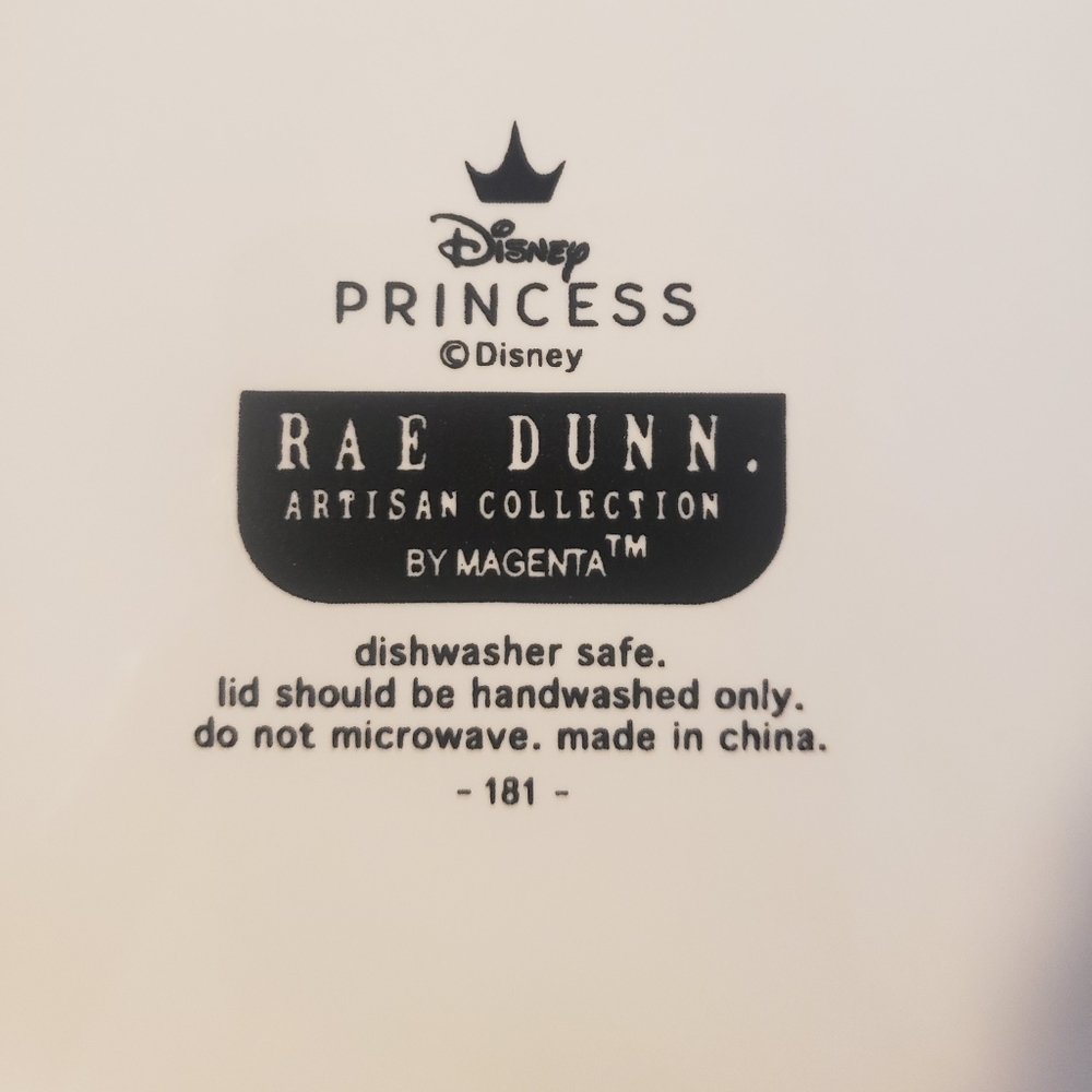 NWOT Rae Dunn Cinderella Large Jar with Lid - Picture 6 of 6
